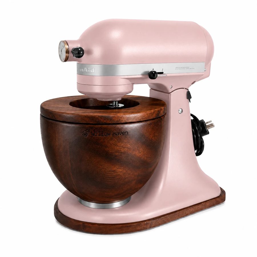 Bowl and slider: The end-grain bowl with its lid, engraved with the one-line lockup, on the round slider.