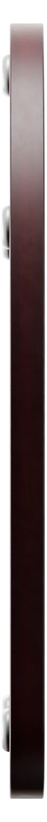 Walnut square slider, edge view